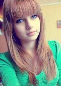 Hot emo ash brown in a
